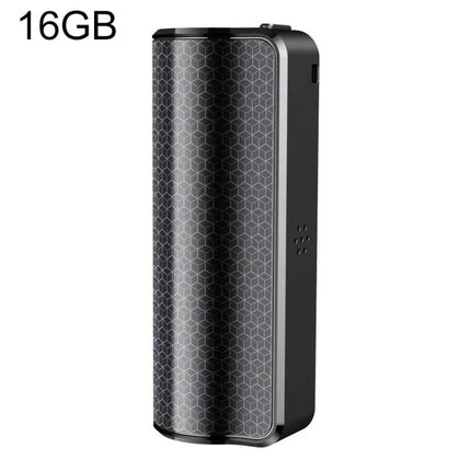 Handy Recording Pen for Daily Conversations and Notes compact 16GB black patterned voice recorder for meetings and lectures