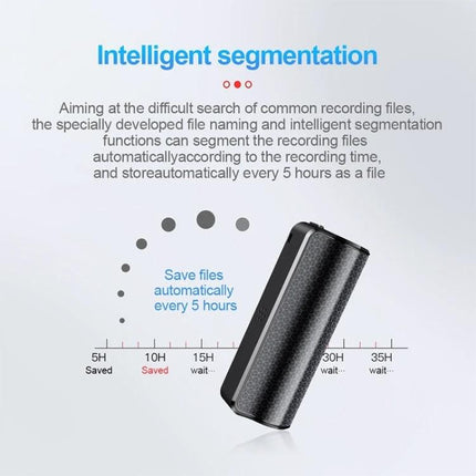 Handy Recording Pen for Daily Conversations and Notes - compact voice recorder with intelligent 5-hour auto-segmentation and file naming for meetings and lectures