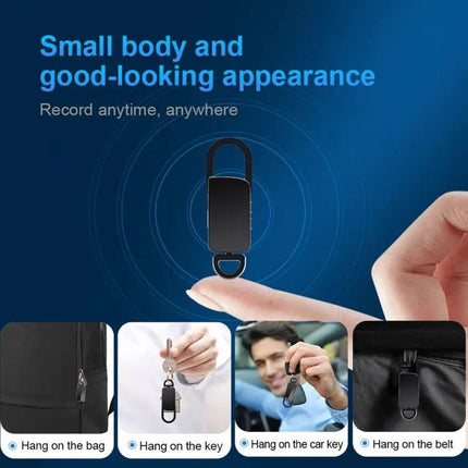 S20 8GB Keychain Digital Voice Recorder With Noise Reduction