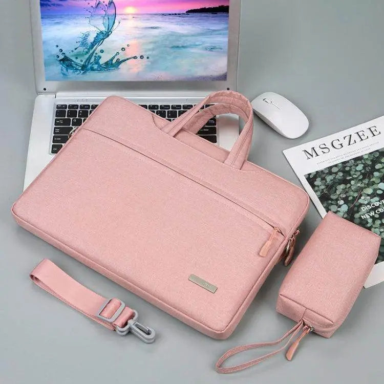 Versatile Waterproof Laptop Handbag with Concealed Shoulder Strap