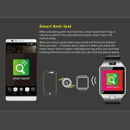 Smart Watch for Tracking Daily Activities and Staying Connected - anti-lost smart search feature for phone alerts and basic activity tracking
