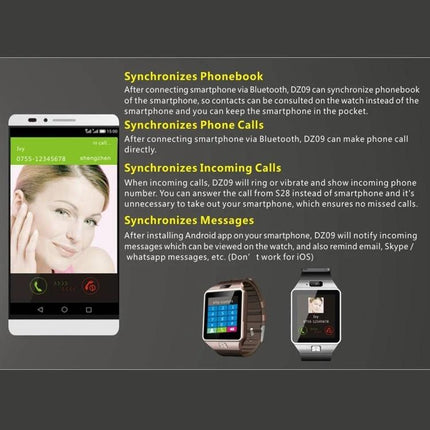 Smart Watch for Tracking Daily Activities and Staying Connected - wristwatch showing call, notifications, steps and sleep tracking