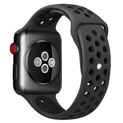 Silicone Sport Band Compatible Apple Watch 38-42mm Gray