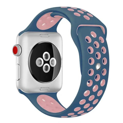 Silicone Sport Band Compatible Apple Watch 38-42mm Gray