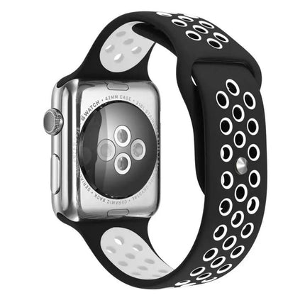 Silicone Sport Band Compatible Apple Watch 38-42mm Gray