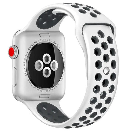 Silicone Sport Band Compatible Apple Watch 38-42mm Gray