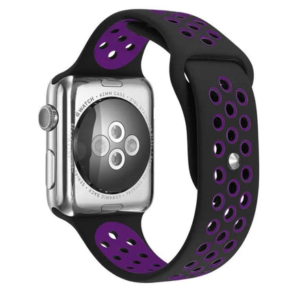 Silicone Sport Band Compatible Apple Watch 38-42mm Gray