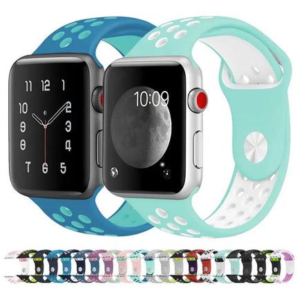 Silicone Sport Band Compatible Apple Watch 38-42mm Gray