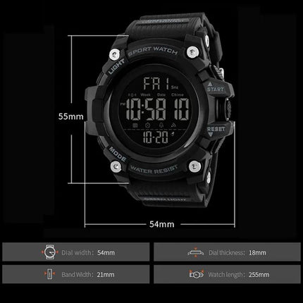 SKMEI Men's Waterproof Digital Watch for Outdoor Use