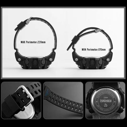 SKMEI Men's Waterproof Digital Watch for Outdoor Use