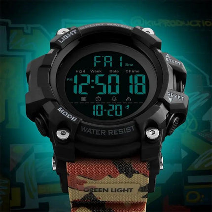 SKMEI Men's Waterproof Digital Watch for Outdoor Use