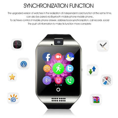 MTK6260A Bluetooth 3.0 Smartwatch Phone with 1.54" HD Touchscreen and Fitness Tracking Features