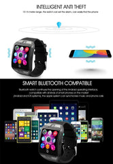 MTK6260A Bluetooth 3.0 Smartwatch Phone with 1.54" HD Touchscreen and Fitness Tracking Features