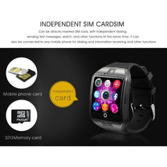 MTK6260A Bluetooth 3.0 Smartwatch Phone with 1.54" HD Touchscreen and Fitness Tracking Features