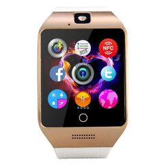 Reloj inteligente Q18S con pantalla IPS de 1,54 pulgadas MTK6260A, Bluetooth 3.0, podómetro, recordatorio de sedentarismo, monitor de sueño, antipérdida, cámara remota, GSM, cámara de 0,3 M