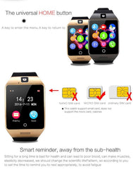 Q18S 1.54" Bluetooth Smartwatch with Pedometer, Sleep Tracking, and Remote Camera Functionality