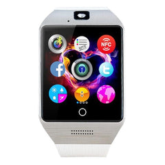 Reloj inteligente Q18S con pantalla IPS de 1,54 pulgadas MTK6260A, Bluetooth 3.0, podómetro, recordatorio de sedentarismo, monitor de sueño, antipérdida, cámara remota, GSM, cámara de 0,3 M