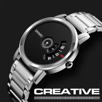 SKMEI Waterproof Fashion Stainless Steel Wrist Watch | Syndmart