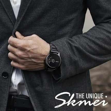 SKMEI Waterproof Fashion Stainless Steel Wrist Watch | Syndmart