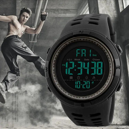 SKMEI Fashionable Men's Outdoor Waterproof Sports Watch