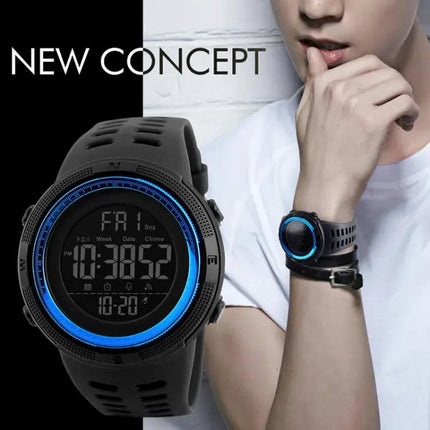 SKMEI Fashionable Men's Outdoor Waterproof Sports Watch