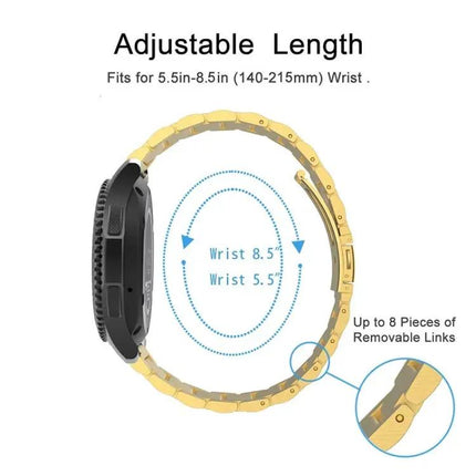 Stainless Steel Watch Band 22mm For Samsung Gear S3