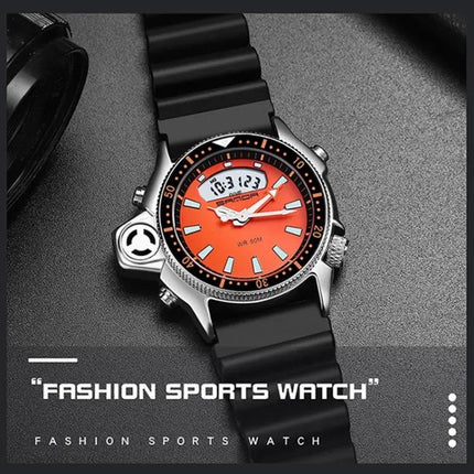 SANDA Men's 50m Waterproof Digital Sports Watch 38mm | Syndmart