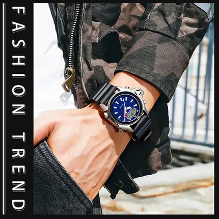 SANDA Men's 50m Waterproof Digital Sports Watch 38mm | Syndmart