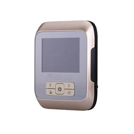 Digital Door Viewer with Infrared Night Vision for Home Security - compact digital peephole with screen, night vision and one-piece battery compartment