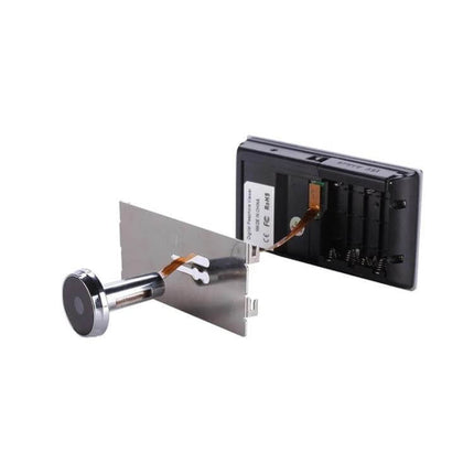 Digital Security Camera Peephole Door Viewer with 3.5-Inch Screen - compact peephole camera and detachable 3.5-inch display for home security