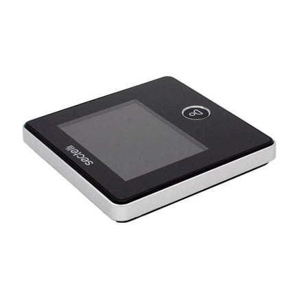 Digital Peephole Door Viewer with 3.0 Inch Screen and Night Vision showing black square TFT display unit angled view