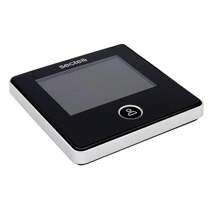 Digital Peephole Door Viewer with 3.0 Inch Screen and Night Vision - compact black 3.0-inch TFT monitor for home security with night vision
