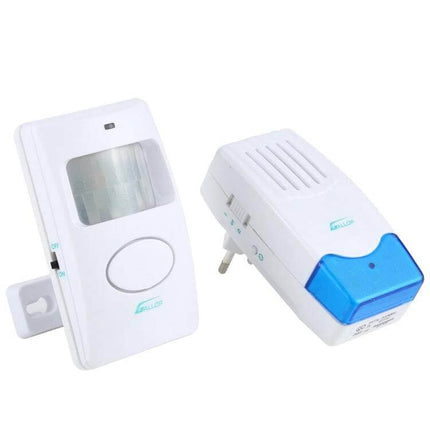 Gallop Wireless Electro Guard Watch for Home Security - white wireless motion sensor and plug-in alarm set for doors and windows