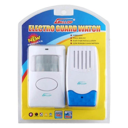 Gallop Wireless Electro Guard Watch for Home Security wireless motion sensor and door alarm unit in retail packaging