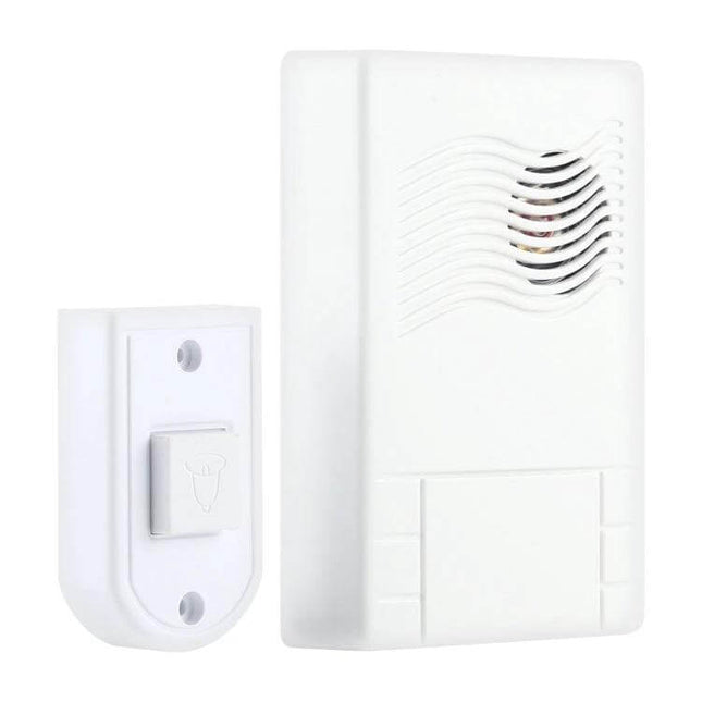 Teng Le Colorful Wired Door Chime for Home and Office Use white wired doorbell unit and button, wall-mounted music bell for homes and offices
