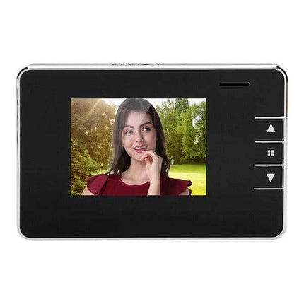2.8-Inch Digital Peephole Door Viewer for Everyday Security showing visitor on 2.8-inch HD TFT display