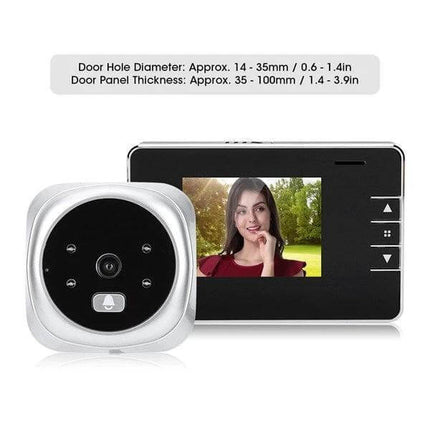 2.8-Inch Digital Peephole Door Viewer for Everyday Security - 2.8-inch HD TFT display showing visitor on screen