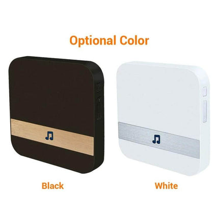 Home Doorbell Receiver with Multiple Chime Options for Everyday Use - black and white receiver color options, customizable chimes