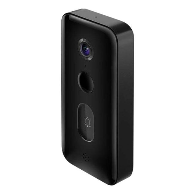 Alt Tag: Xiaomi Wireless Smart Doorbell for Remote Door Monitoring in sleek black with camera, wide 180-degree view and smartphone alerts