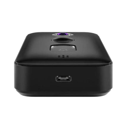 Xiaomi Wireless Smart Doorbell for Remote Door Monitoring black camera unit front view with USB-C port and 180-degree wide-angle lens