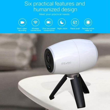 Wireless Smart Home Door Viewer Camera with Night Vision on table showing night vision and wireless features