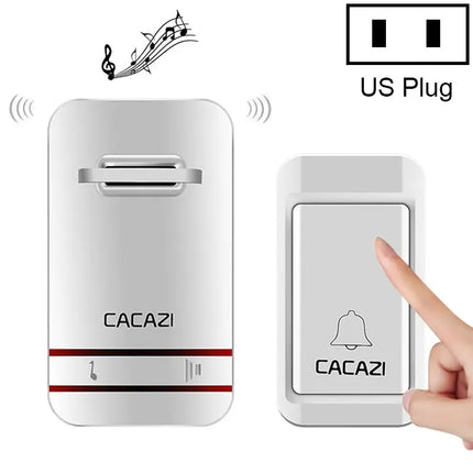 CACAZI Self-Powered Wireless Doorbell for Home Notifications
