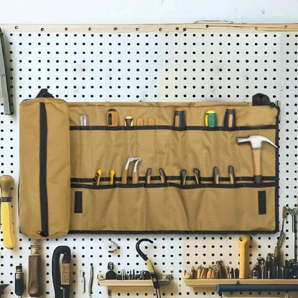 WESSLECO Wear-Resistant Waterproof Parts Storage Tool Pack hanging pegboard organizer with pockets for screws tools