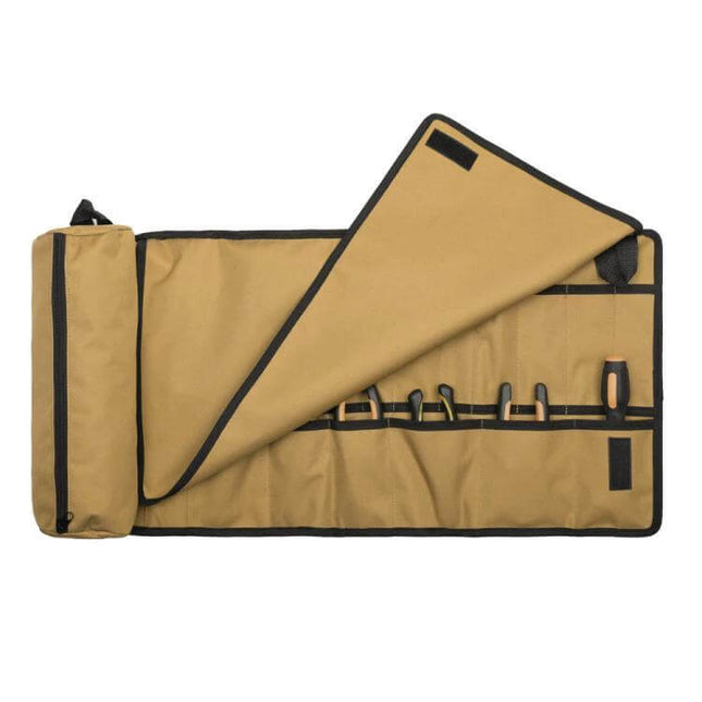 WESSLECO Wear-Resistant Waterproof Parts Storage Tool Pack open roll-up tool organizer with pockets for screwdrivers and small parts