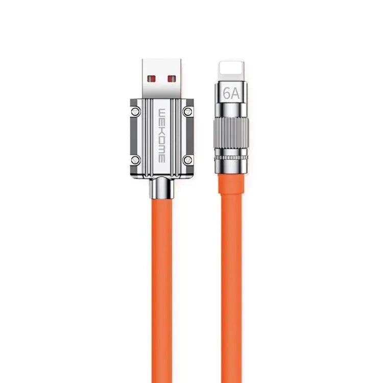 WK WDC-186 Qjie Series 6A USB to 8 Pin Cable 1m