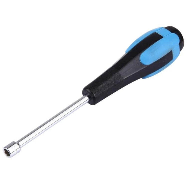 WLXY Precision 6mm Socket Head Screwdriver For DIY And Home Repairs - compact 6mm socket driver with blue black ergonomic handle and CR-V steel shaft