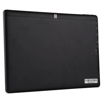 Alt Tag: Versatile 10.1 Inch Tablet PC for Daily Computing Tasks black rear view with camera and ports
