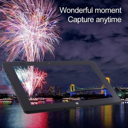 Versatile 10.1 Inch Tablet PC for Daily Computing Tasks showing fireworks and night cityscape on screen