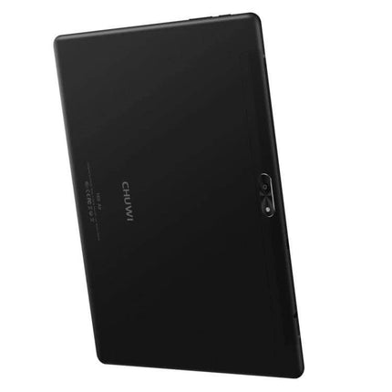 Hi9 Air 10.1-Inch Android Tablet with 4GB RAM and 64GB Storage rear view showing slim black metal body and dual camera