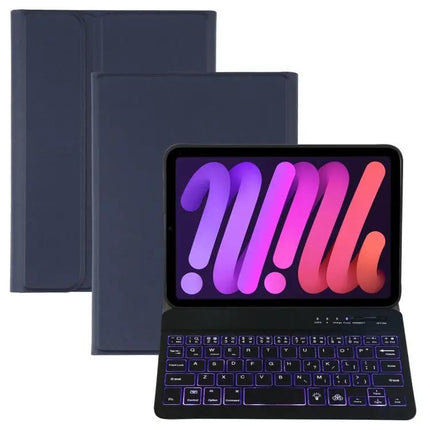Detachable Bluetooth Keyboard Case with Stand for iPad Mini 6 and 7